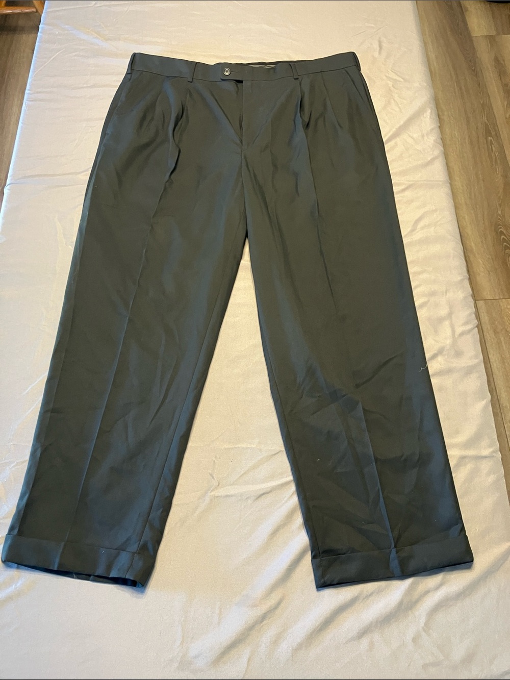 Classic Pleated Dress Pants for Men